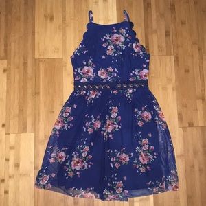 Blue Floral Dress
